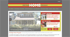 Desktop Screenshot of heritagehomeprogram.org